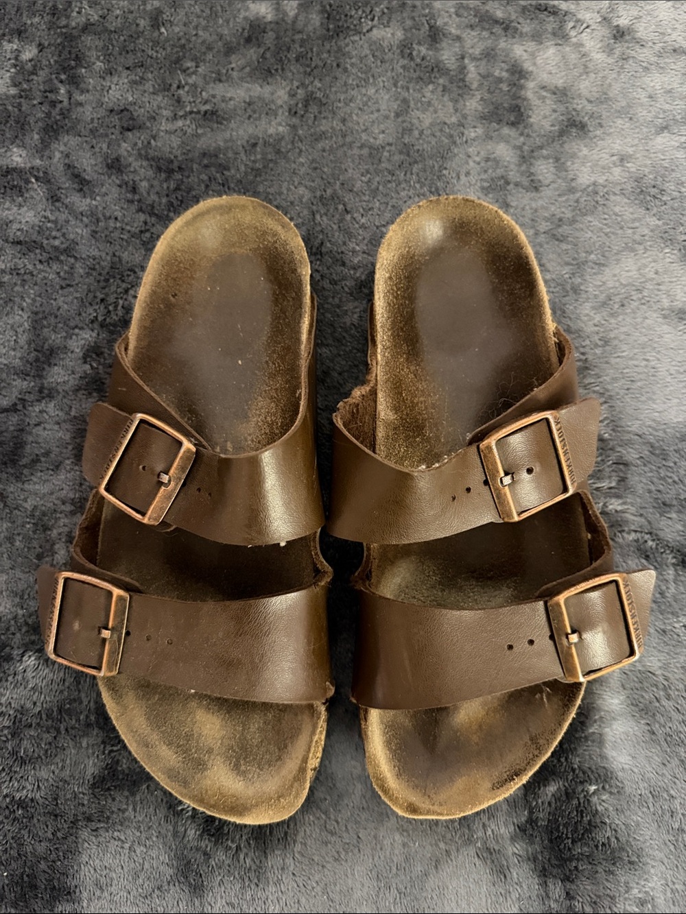 Birkenstocks double buckle *DAMAGED*